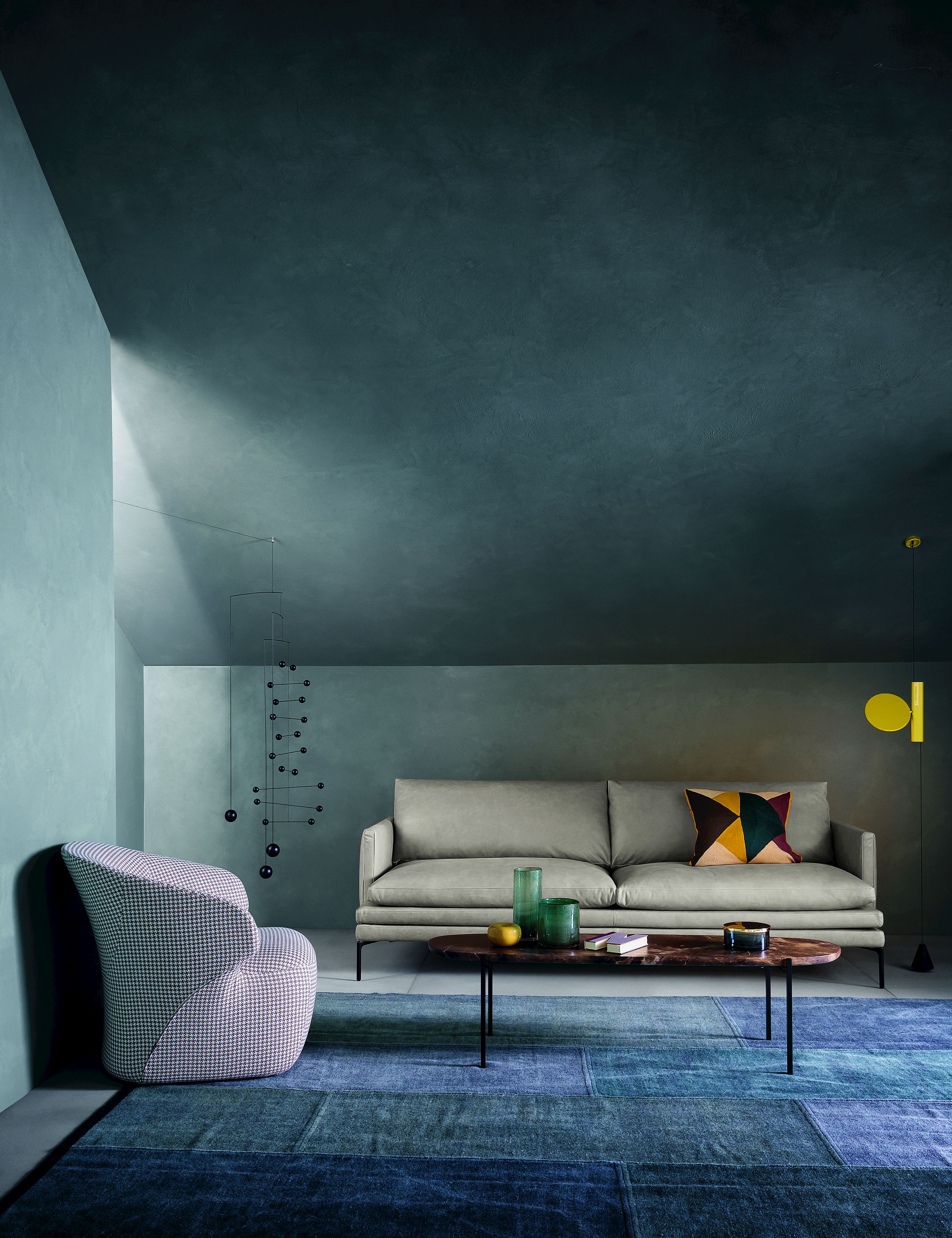 Мраморный овальный журнальный столик Zanotta NIOBE ARCH-00075544 - Вид №1