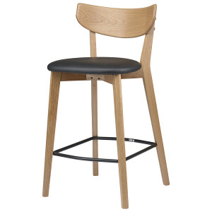 41110200 Стул барный , pero, pu-кожа, черный Unique Furniture