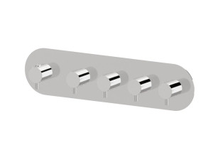 Термостатический смеситель для душа с 5 отверстиями