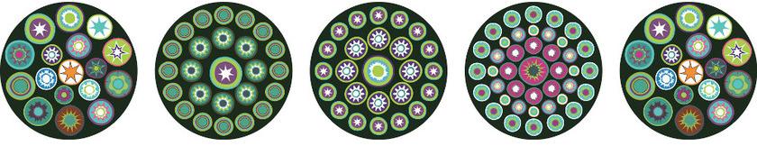 CONCEPTUWALL Декор из клейкой ткани Millefiori sun-id-1441104 - Вид №1