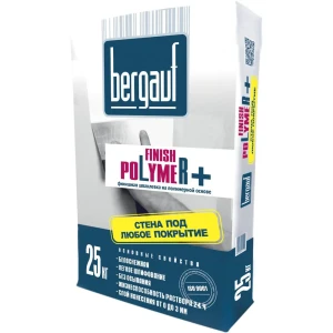 Шпаклёвка полимерная финишная Bergauf Finish Polumer 25 кг