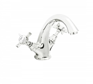 Gentry Home Смеситель для раковины Style на три отверстия с всплывающей пастой Ascot Никель GH101408