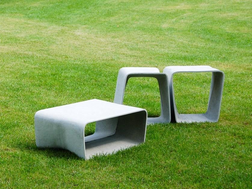 SWISSPEARL Italia Низкий садовый журнальный столик из цемента Design 8038532 - Вид №2