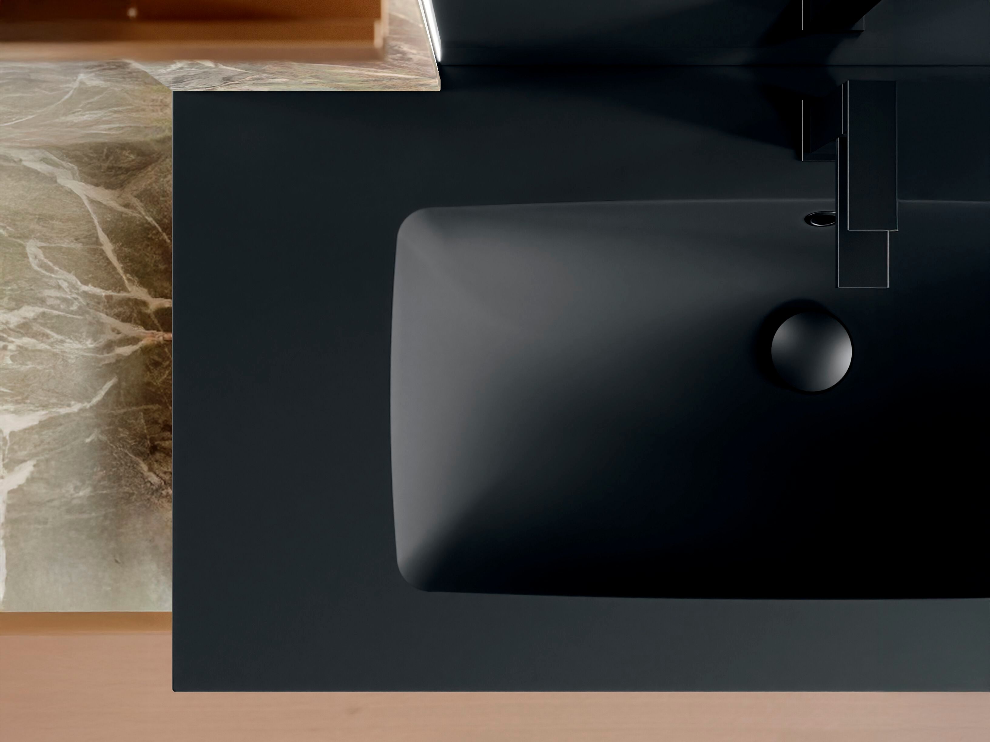 Прямоугольная раковина Duratek с столешницей Elleci Bath ARCH-00121905 - Вид №1