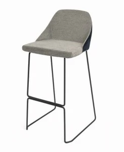 Real Piel Мягкий табурет со спинкой и подставкой для ног Nur