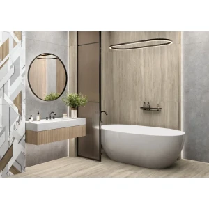 Глазурованный керамогранит Alma Ceramica Riva 04 60x120 см 1.44 м² матовый цвет бежевый