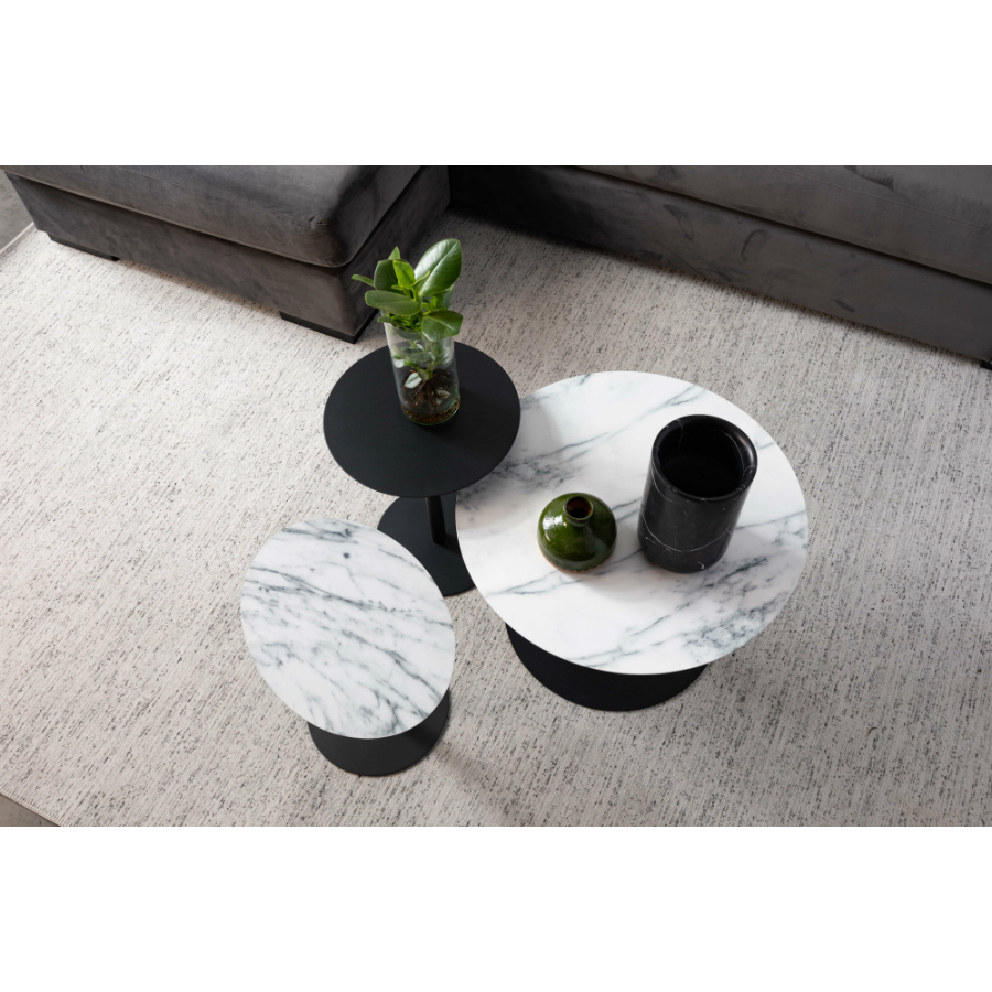 Столик овальный Snow, мрамор Zuiver 2300155 - Вид №1