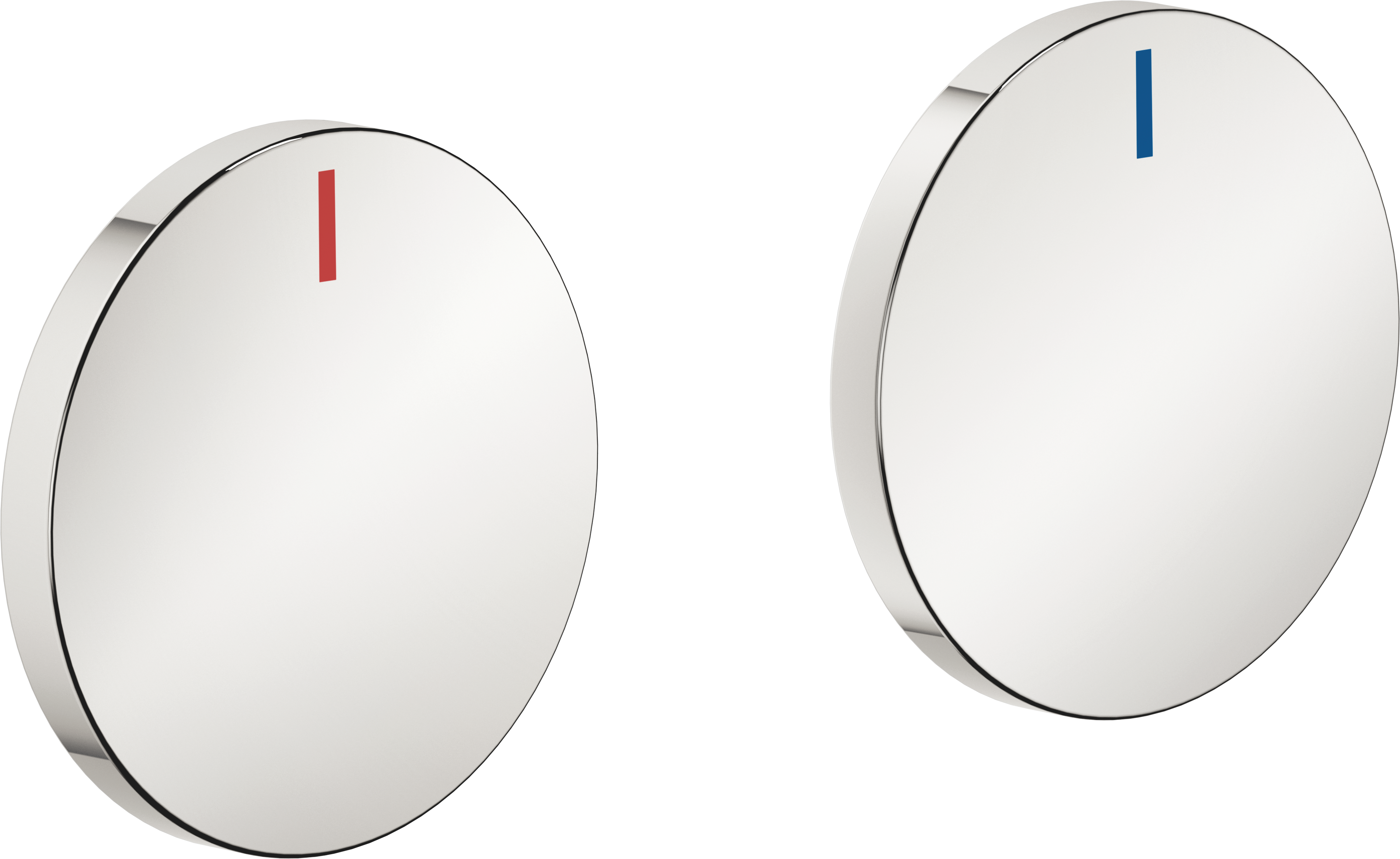 Набор вставок для ручек CYO красный и синий - платина