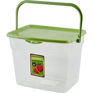 Контейнер с крышкой Spin&Clean VITAmania 4.5 л пластик прозрачный