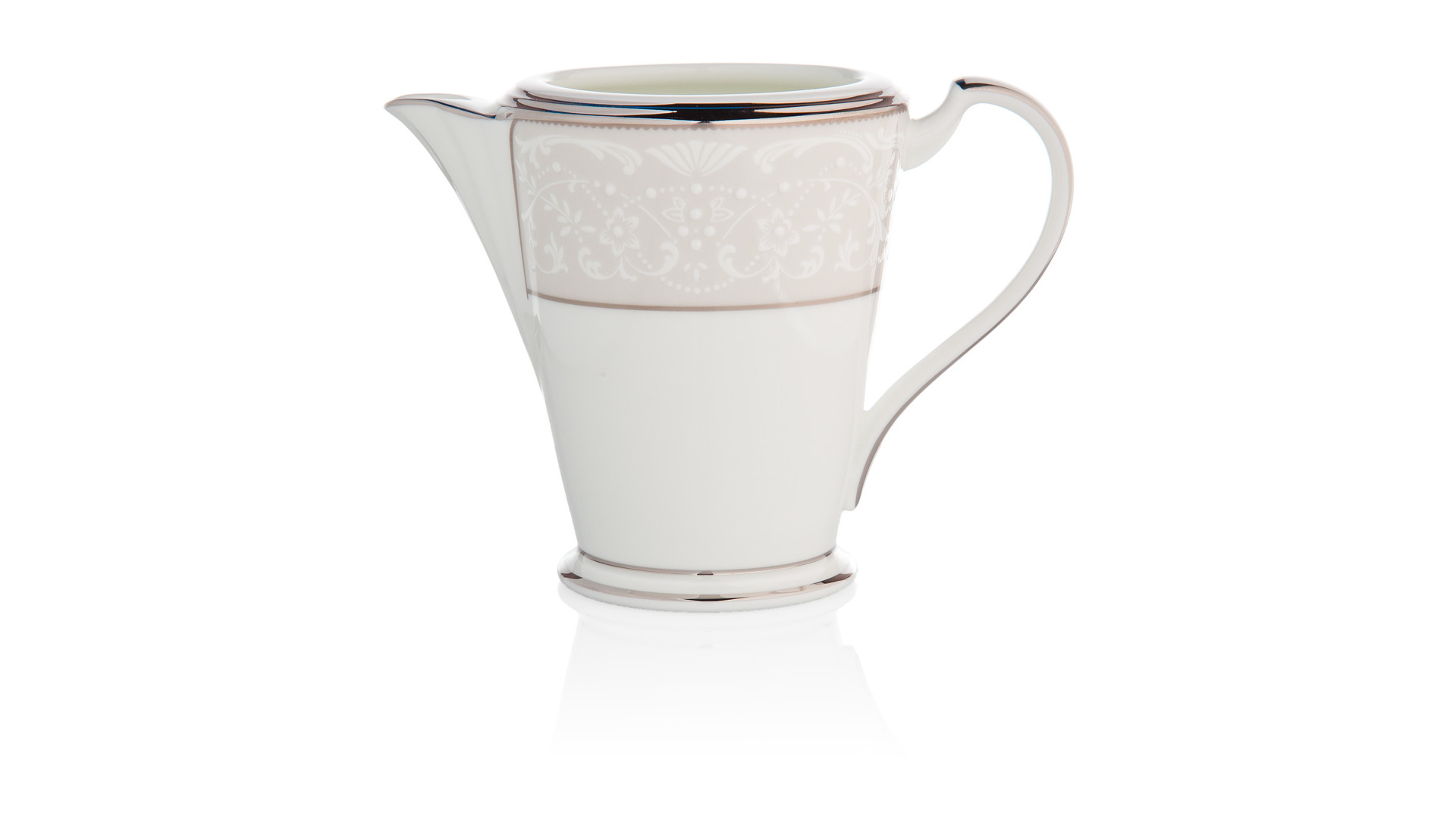 10676107 Noritake Сервиз кофейный Noritake Серебряный дворец на 6 персон 21 предмет, фарфор Фарфор костяной  - Вид №1