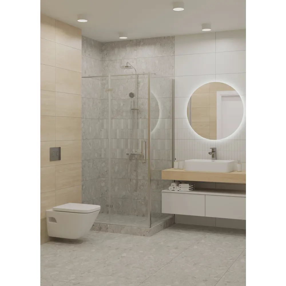 Декор настенный LB Ceramics Спектр 30x60.3 см 1.44 м² матовый цвет серый STLM-2074560 - Вид №4