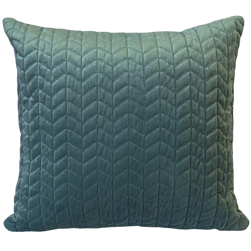 Подушка Seasons Geometric 43х43 см бархат цвет зеленый STLM-2121492