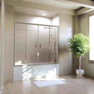 Шторка на ванну 190x150 GV-501 GUTEWETTER SLIM PART