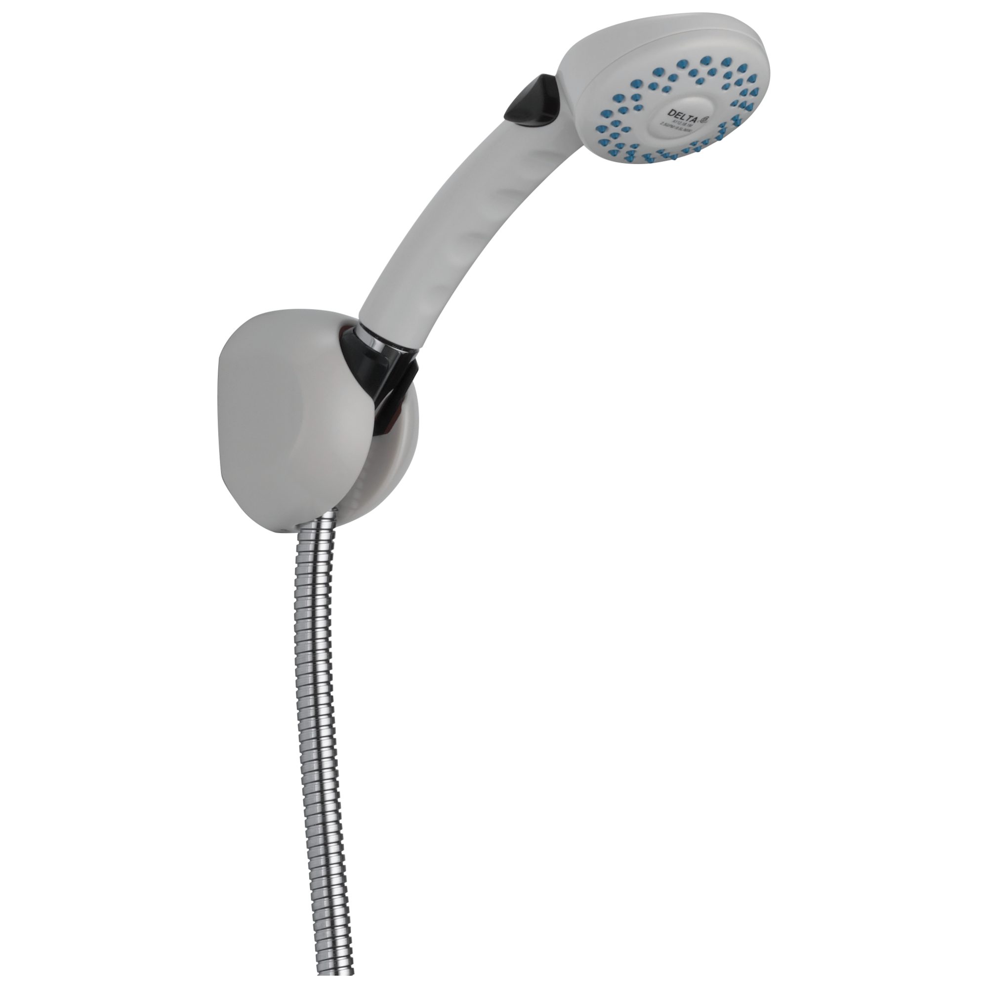 Фиксированный ручной душ Fundamentals ™ с 2 настройками для настенного монтажа Delta Faucet 59410-WHB-PK
