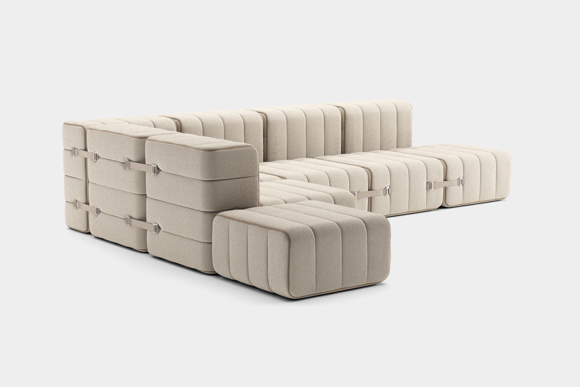 Модульный угловой диван из ткани AMBIVALENZ Curt ARCH-00083106 - Вид №33