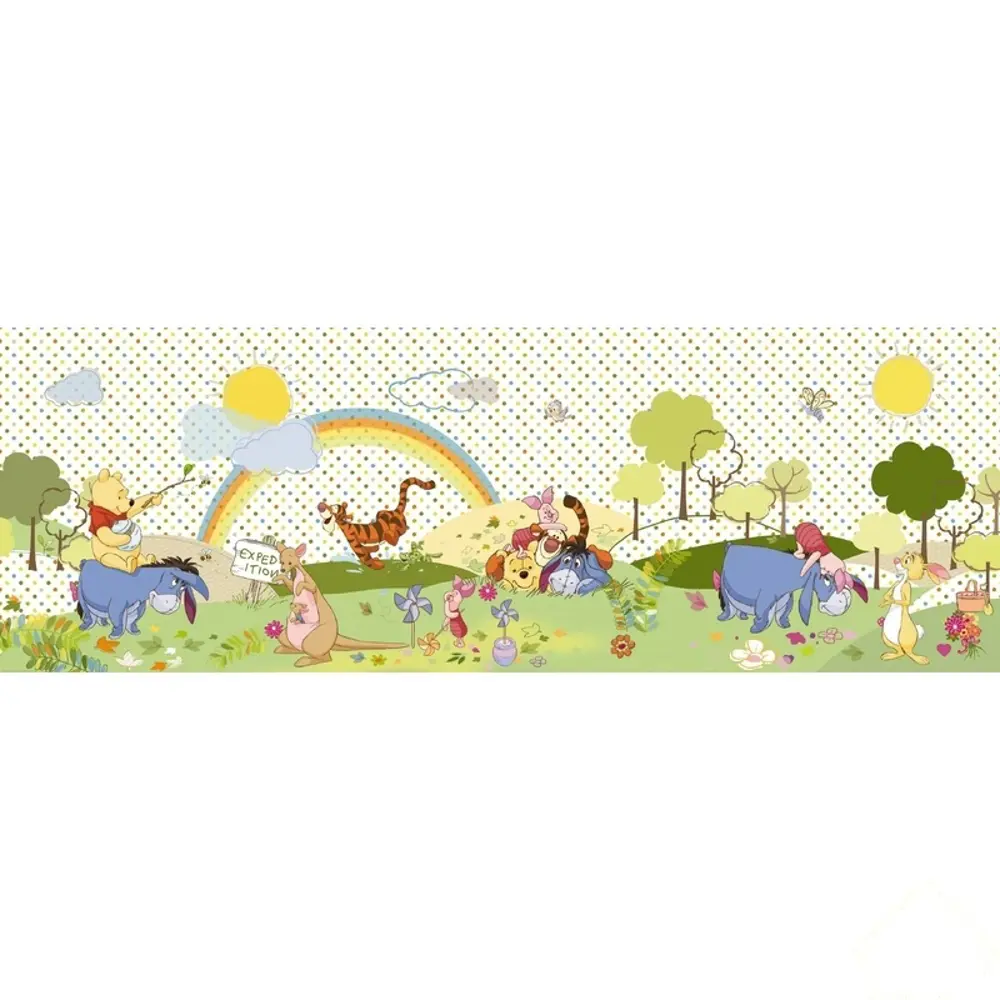 Фотообои бумажные, 368х127 см, KOMAR Винни-Пух STLM-2005527