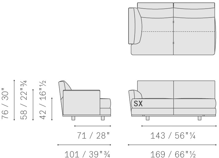 Poltrona Frau Модульный тканевый диван La collezione - divani e poltrone sun-id-1451549 - Вид №18