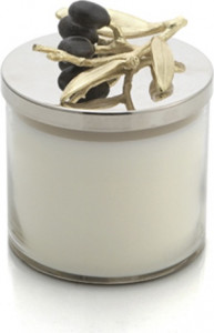 10542126 Michael Aram Свеча Michael Aram Золотая оливковая ветвь 12,5см Стекло