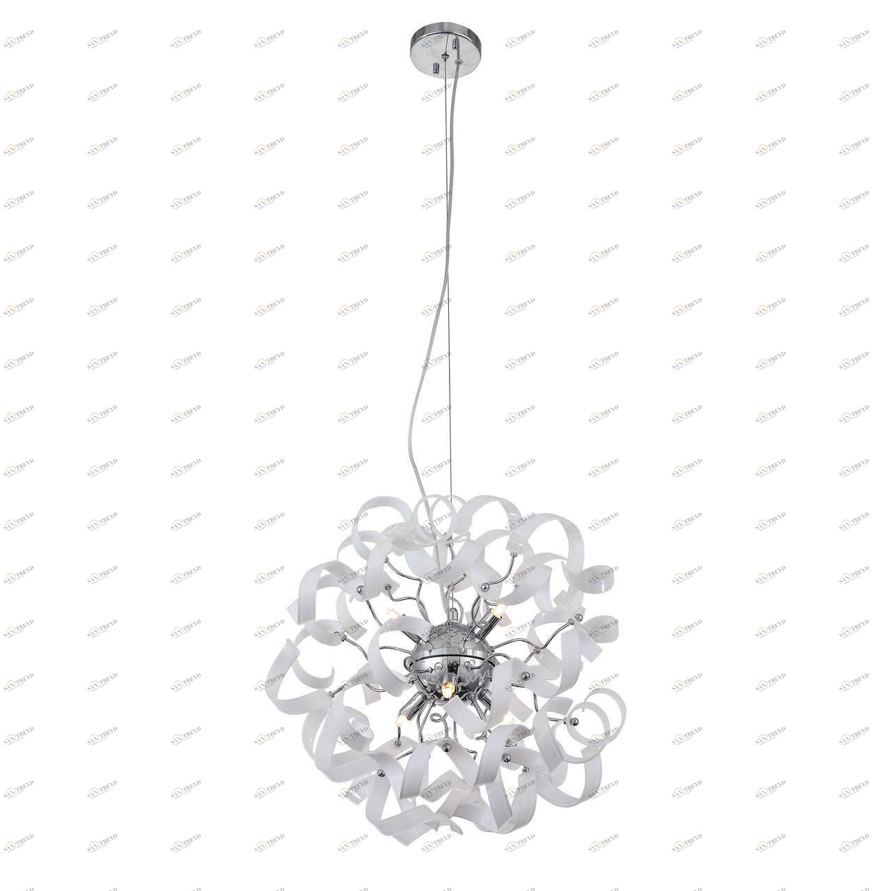 Подвесной светильник ST Luce Segreto SL SL452.503.06 ST LUCE ДИЗАЙНЕРСКИЕ, SEGRETO WHITE 072120 Прозрачный;серебро 