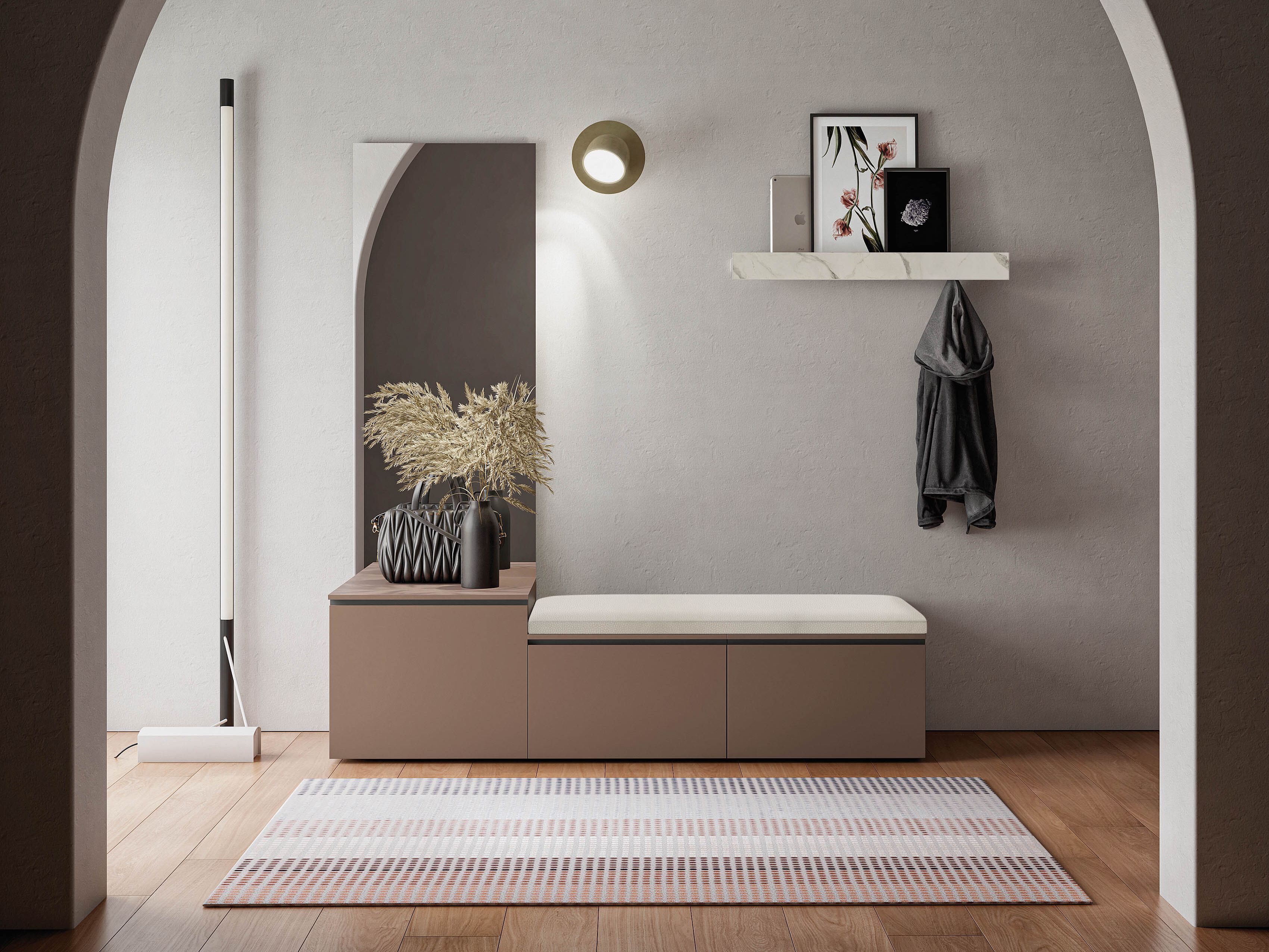 Сундук / шкаф для прихожей Birex GOLA UP COMP.5 ARCH-00121627