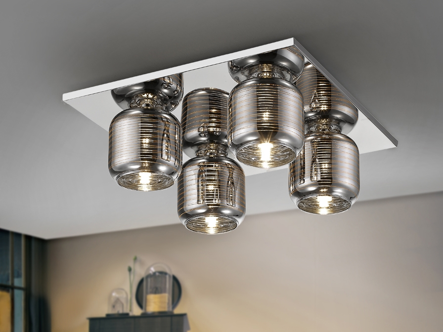 045146 Потолочный светильник 4 L Schuller Vias 