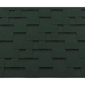Черепица гибкая Roofshield модерн зеленый 3 м²