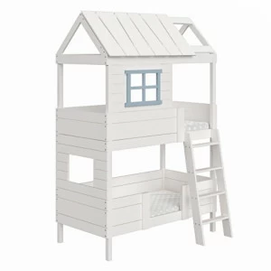 Кровать-домик двухъярусная Home nord M 80х160 см белая ELLIPSE ELLIPSE HOME 351775 Белый