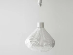 Moustache Подвесной светильник из нетканого материала Vapeur