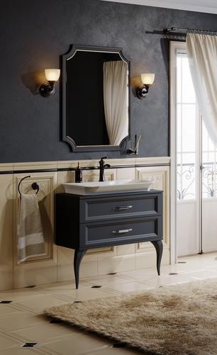 LaDonna панель с зеркалом, цвет черный LAD0207BLK AQWELLA sun-id-277763 - Вид №2