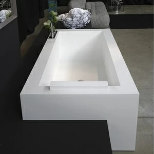 Ванна с полувстраиваемым фасадом BIBLIO70 Antonio Lupi BIBLIO L=180 см