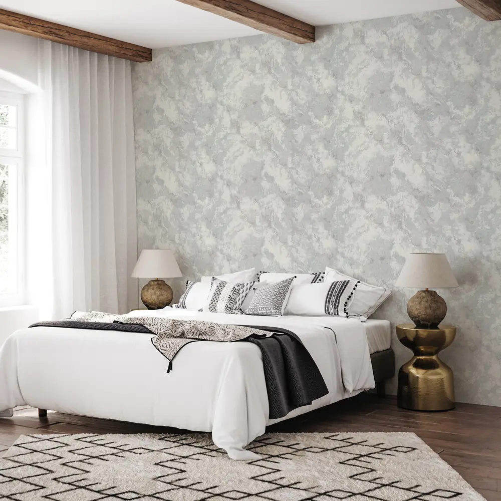 Обои флизелиновые Аспект Ру Каскад бело-серые 1.06 м 70370-14 STLM-2052106 - Вид №3