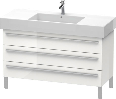 XL655509090 Тумбочка напольная X-Large #XL6555 1200 x 470 мм Фланелево-серый шелковисто-матовый лак Duravit - Вид №2