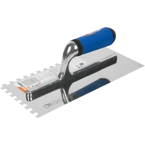 Гладилка зубчатая из нержавеющей стали Dexter AOTSS817 130x280 мм, зуб 8x8 мм