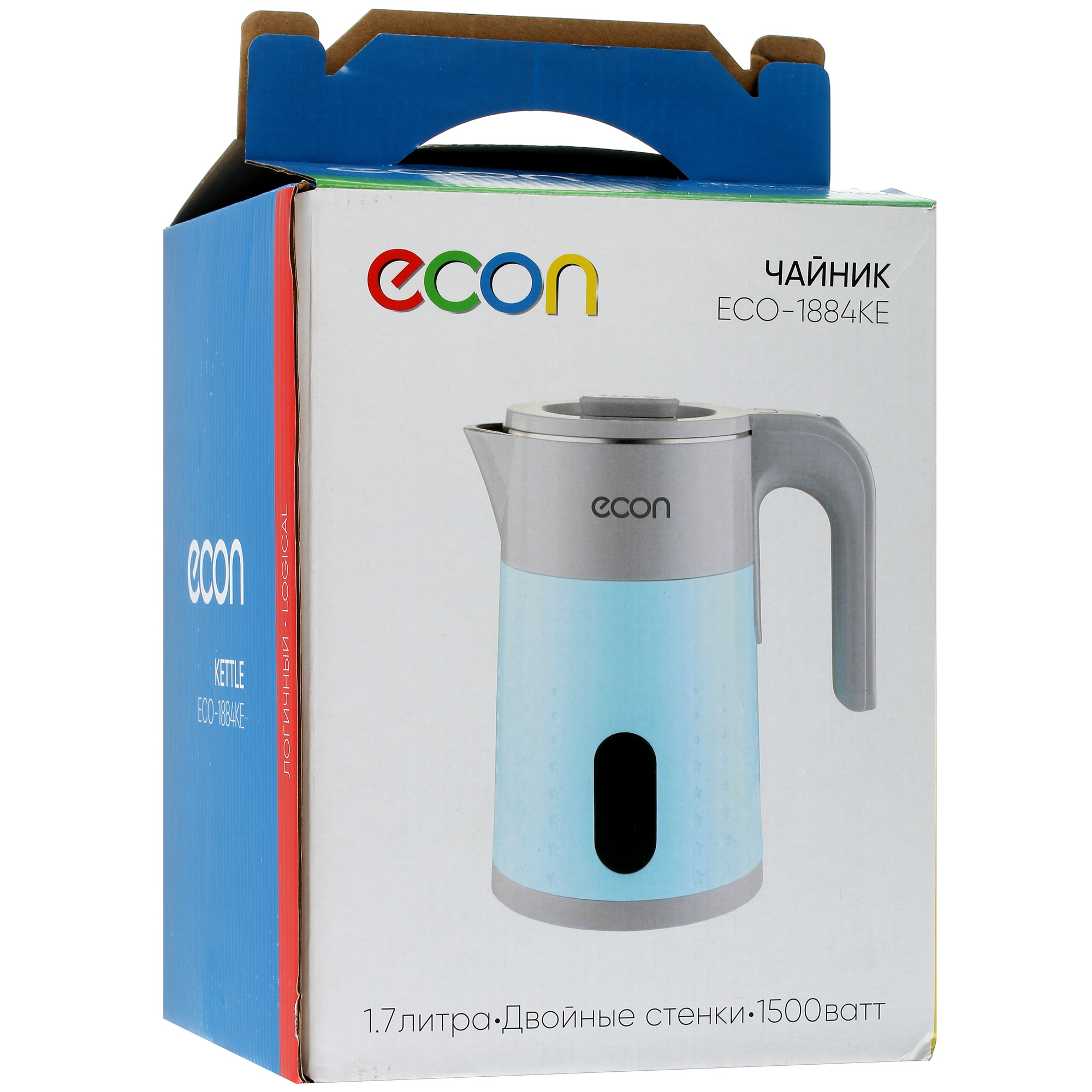 5353546 Электрочайник ECON ECO-1884KE голубой STDN-0027988 - Вид №6