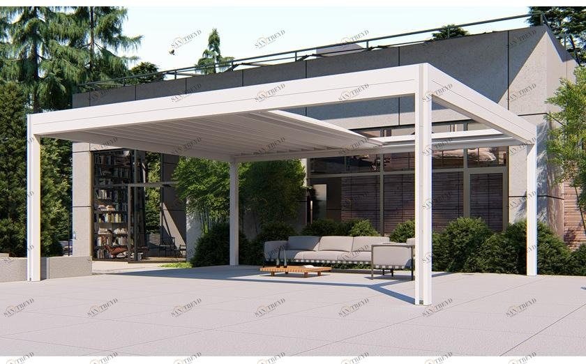RGM Самонесущая моторизованная пергола из алюминия и пвх sun-id-1492774