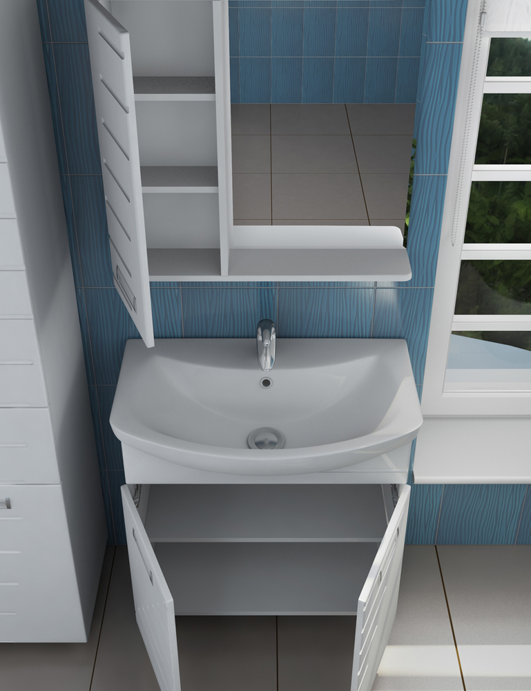 Тумба Diana 700 (Балтика)720⨉450⨉830 мм белый Santreyd sun-id-665356 - Вид №3