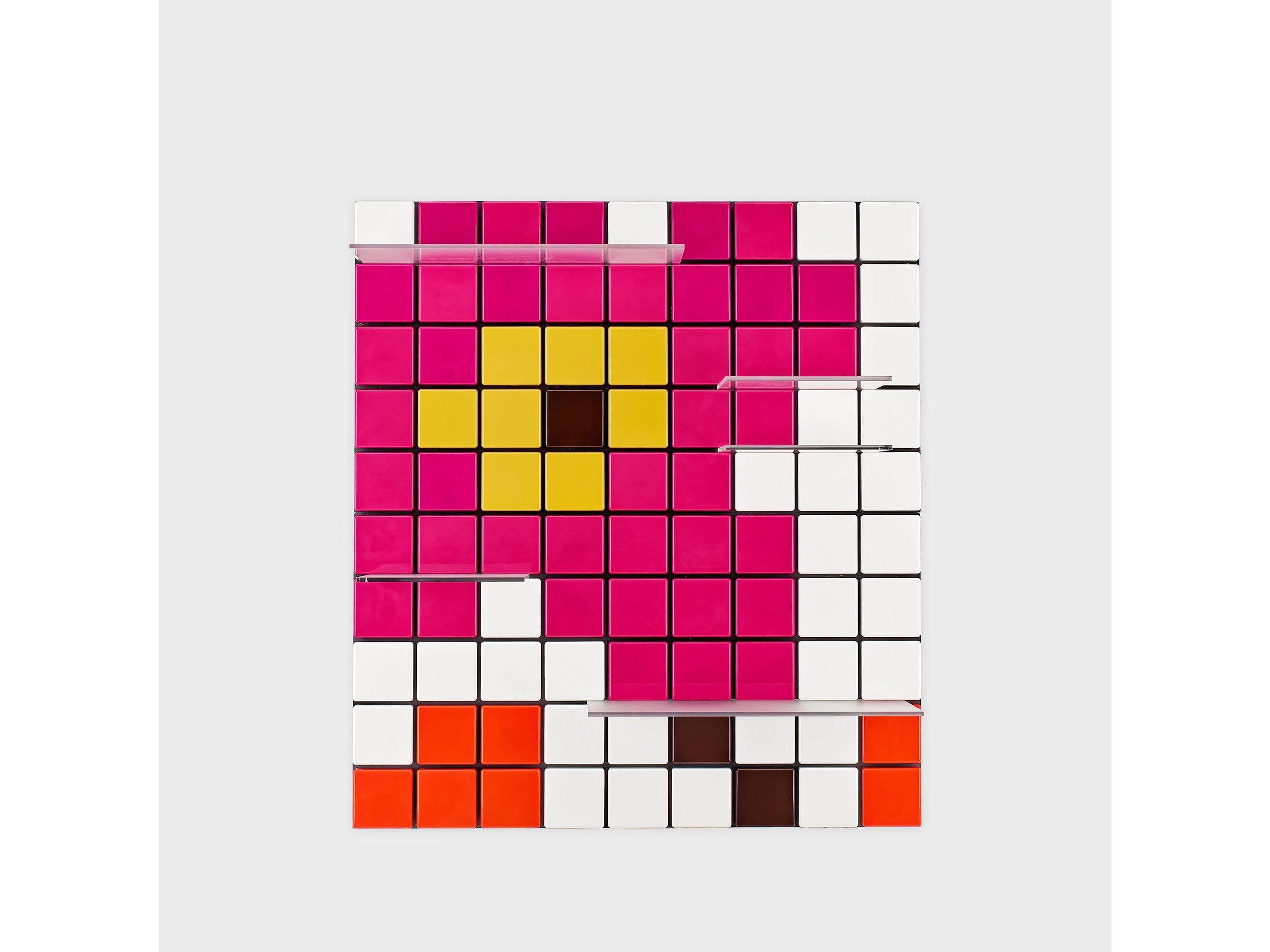 Модульная подвесная Книжная полка из АБС-пластика Pellington Design CONFETTI CK BLOOM2 ARCH-00043533