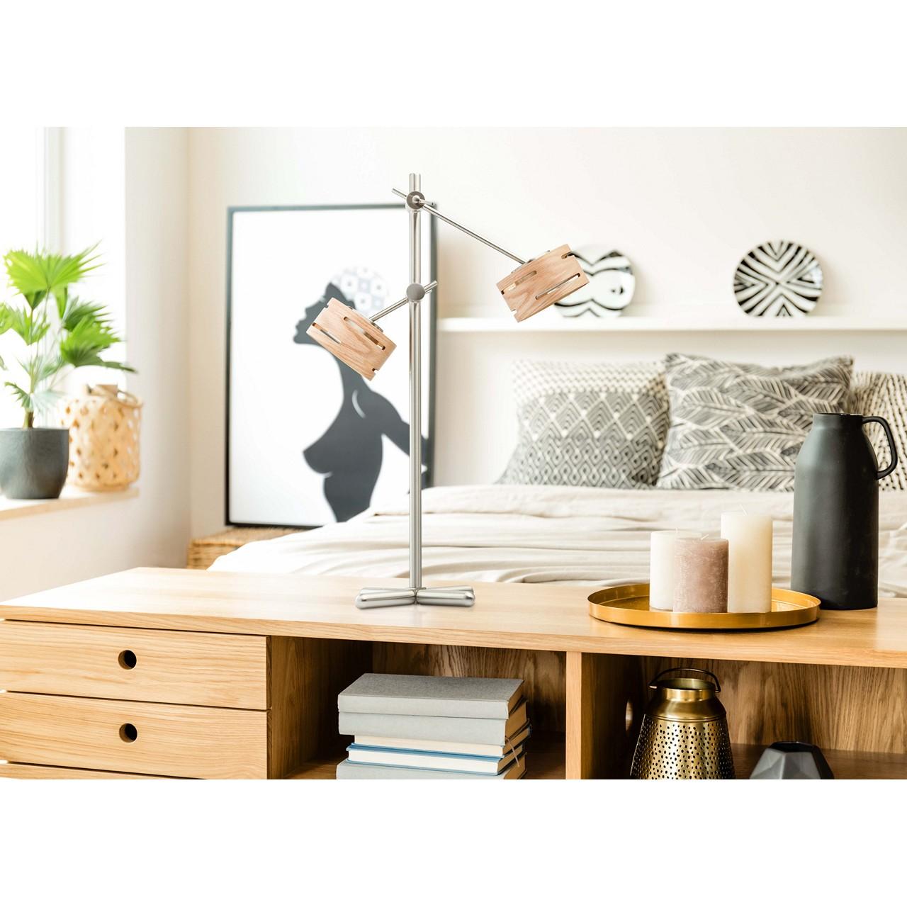 Настольная лампа De Markt Чил-аут 725030502 DE MARKT ИНТЕРЬЕРНЫЕ 221127 Коричневый  - Вид №1