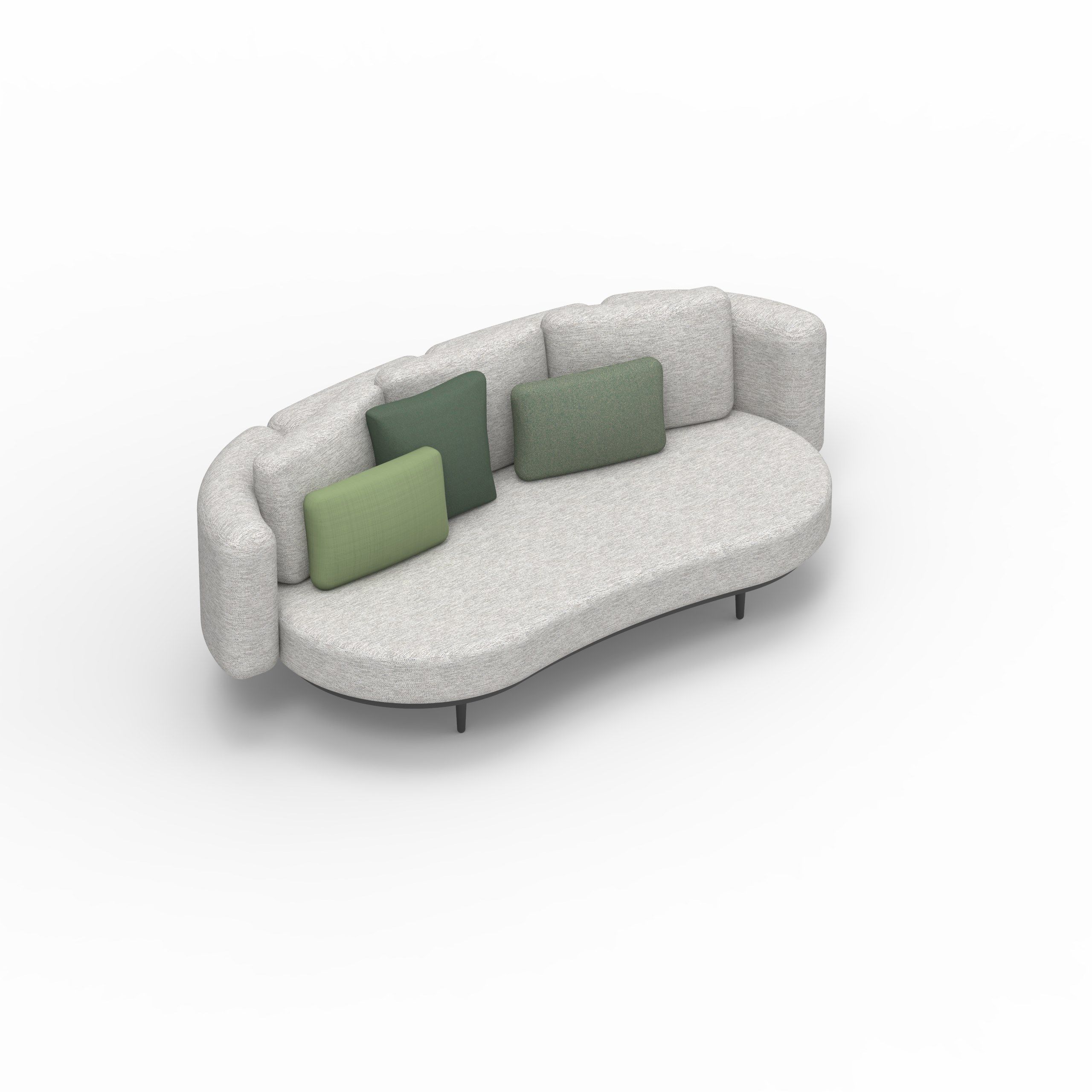 2-местный тканевый садовый диван Royal Botania Organix Lounge ARCH-00055240 - Вид №20