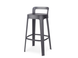 Высокий стальной барный стул