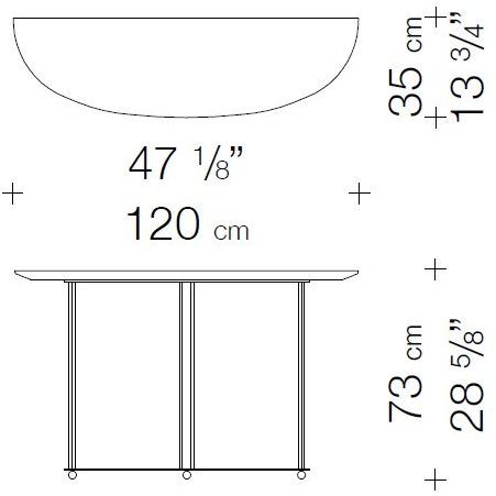 Garbarino Полумесяц консоль Aureola Aur c2  - Вид №5