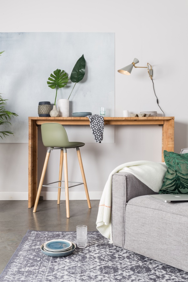 Стул барный Albert Kuip розовый Zuiver 1500060 - Вид №1