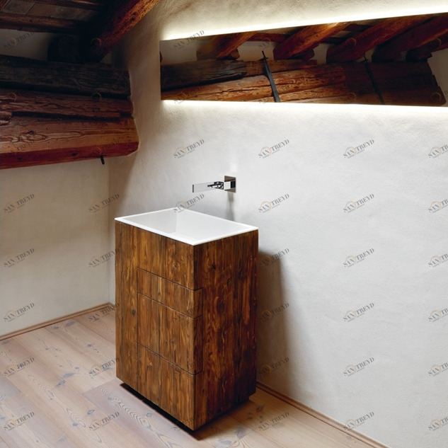 Комбинация ванной комнаты T04 в отделке Full 64 Milltek/20 ABETE RESTAURATO MILLDUE TOUCH TOUCH04