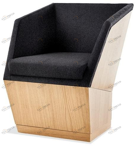 Sedex Кресло с подлокотниками из ткани и дерева Paloma 8030