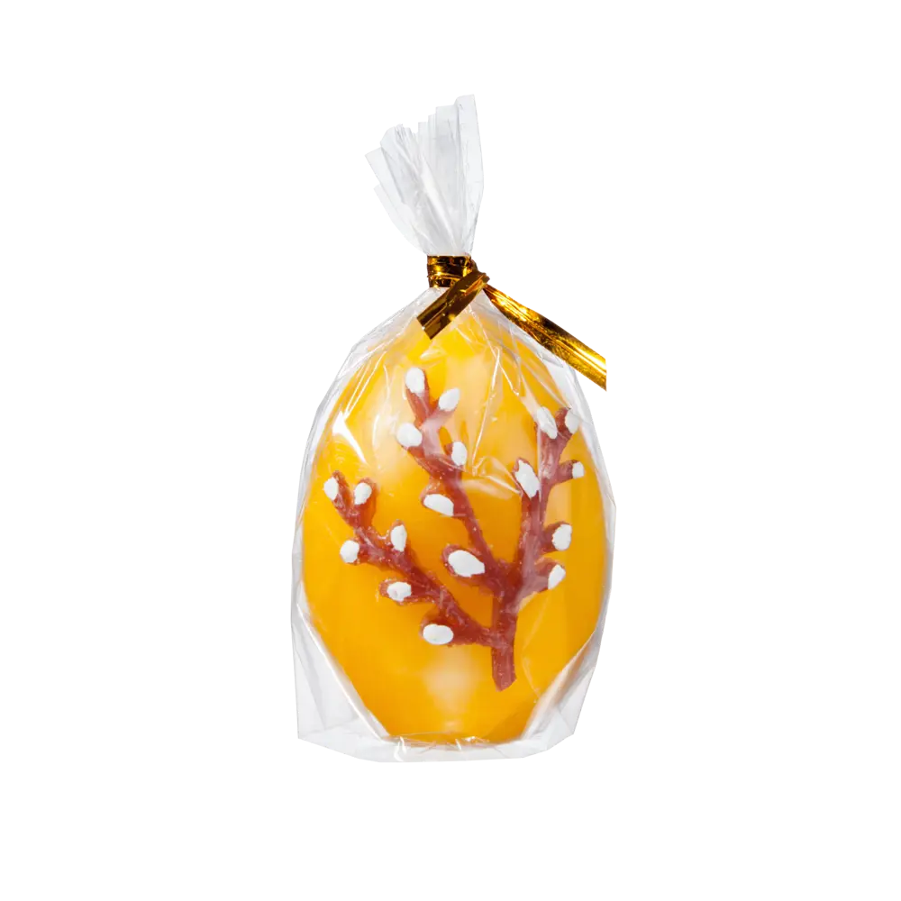 Свеча Яйцо пасхальное с аппликацией цвет в ассортименте 9 см Santreyd STLM-2108848 - Вид №5