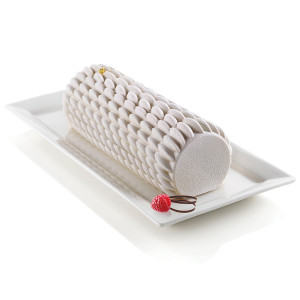 20.434.13.0065 Форма для приготовления пирожного quenelle, 24,5 х 9,5 х 7,7 см, силиконовая Silikomart