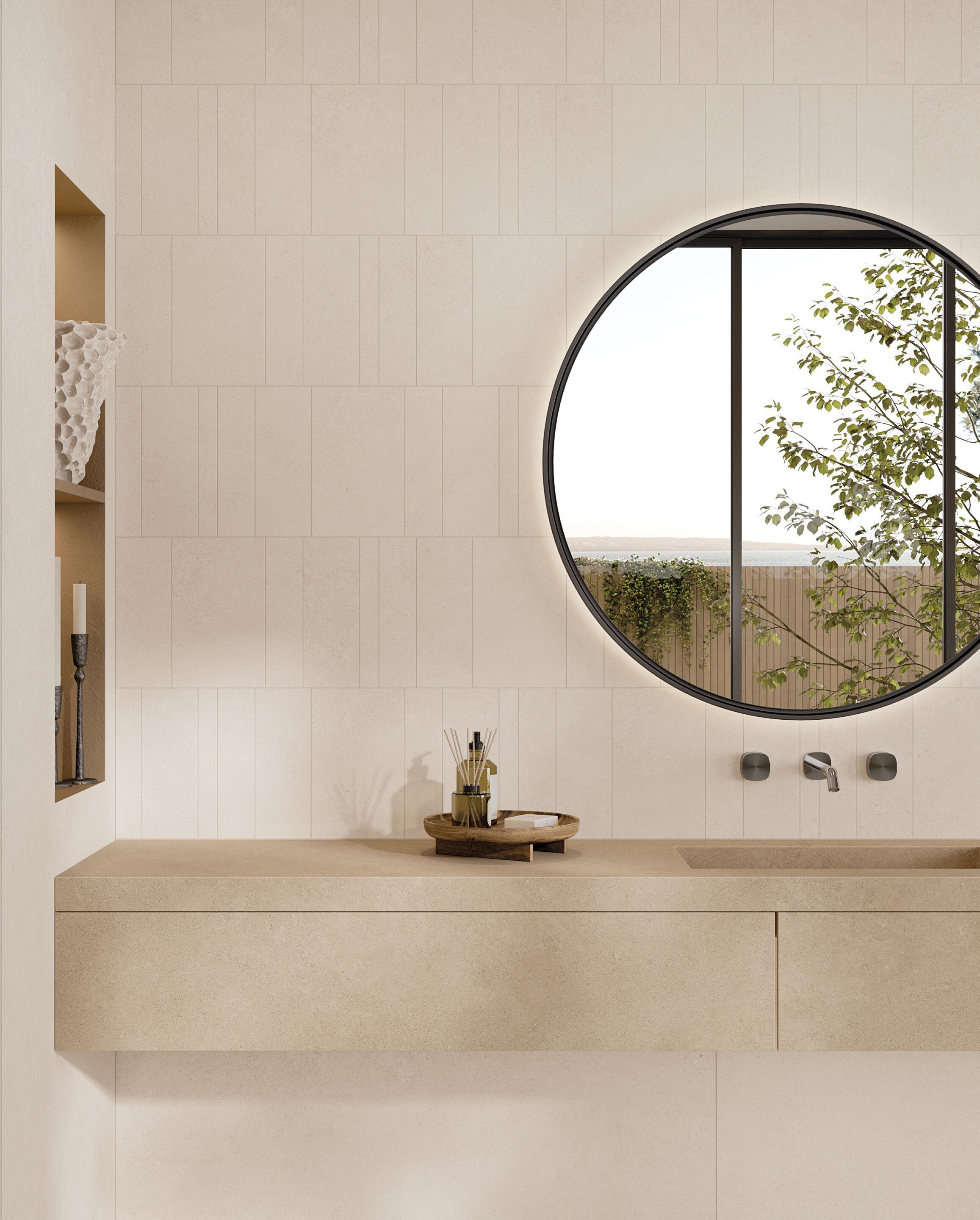 Пол / облицовка керамогранита с эффектом камня CERAMICHE KEOPE Grace ARCH-00008077 - Вид №5