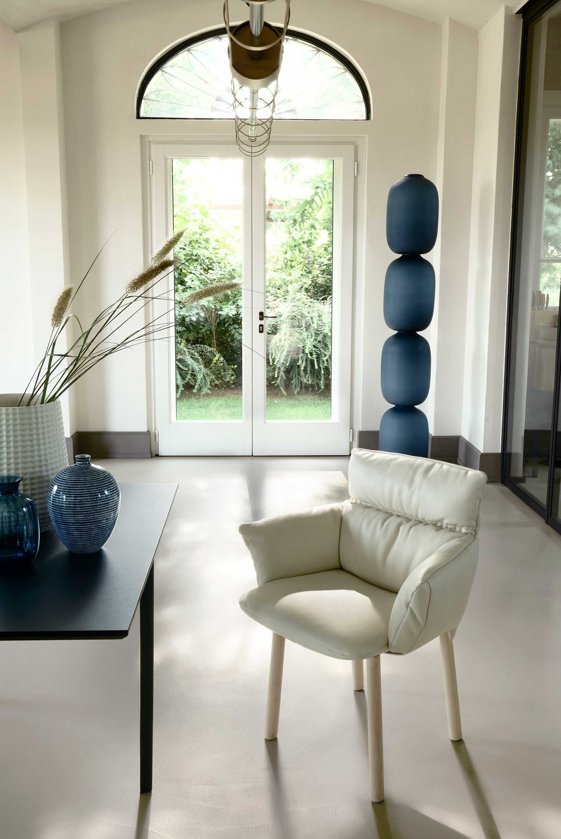 Кресло с 4 деревянными ножками CAPPELLINI LUD’INA ARCH-00066914 - Вид №1