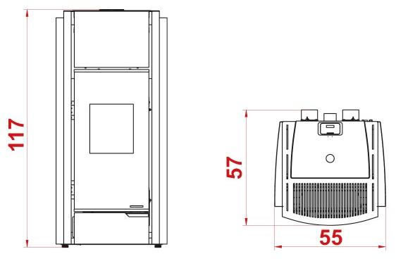 PALAZZETTI Пеллетная печь класса а + Julie sun-id-1372716 - Вид №4