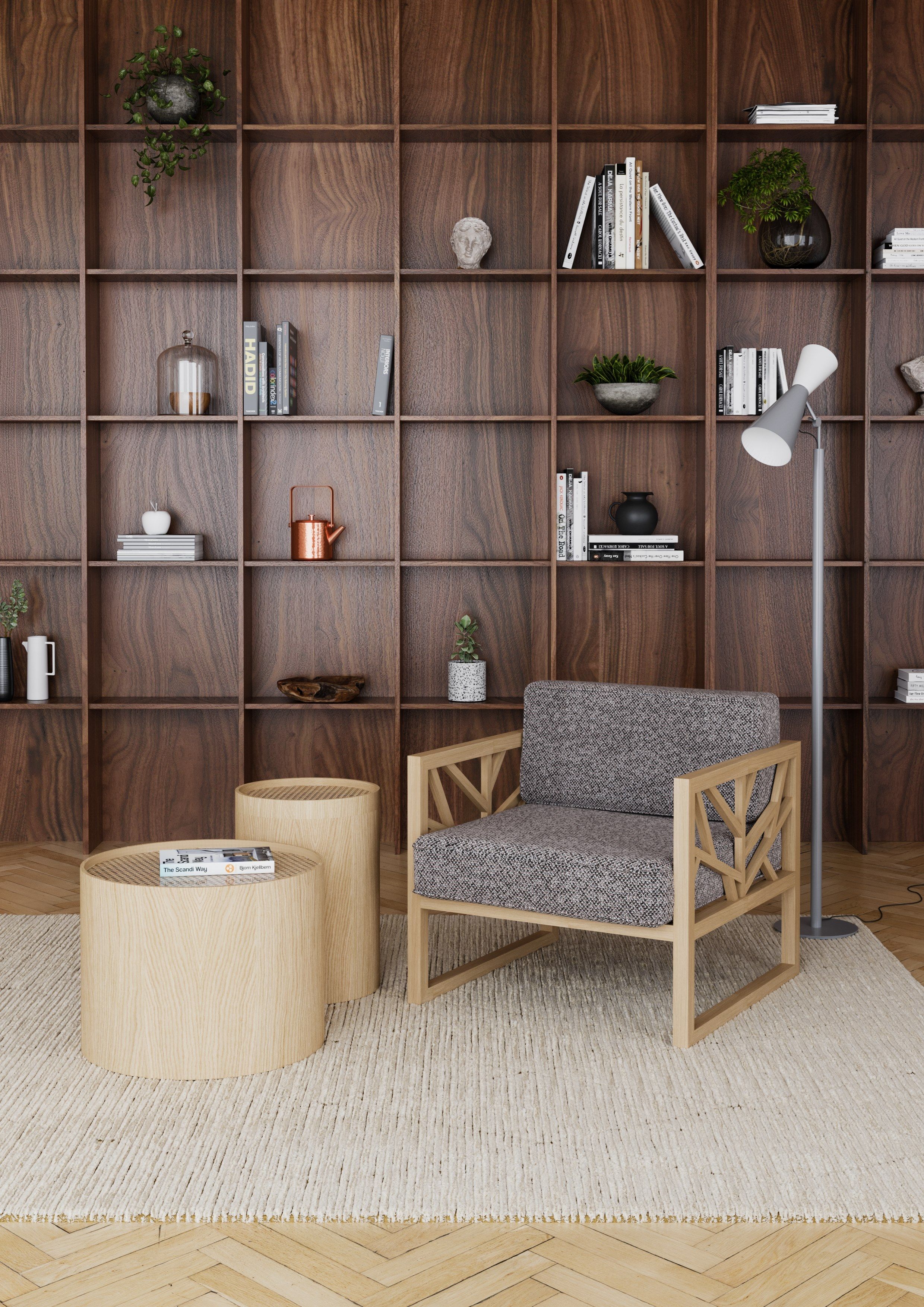 Тканевое кресло с подлокотниками Wewood TREE ARCH-00122973 - Вид №4